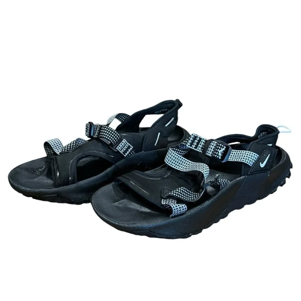 Nike Men's Dad Oneanta Sandals, Black/Pure Platinum/Wolf Grey